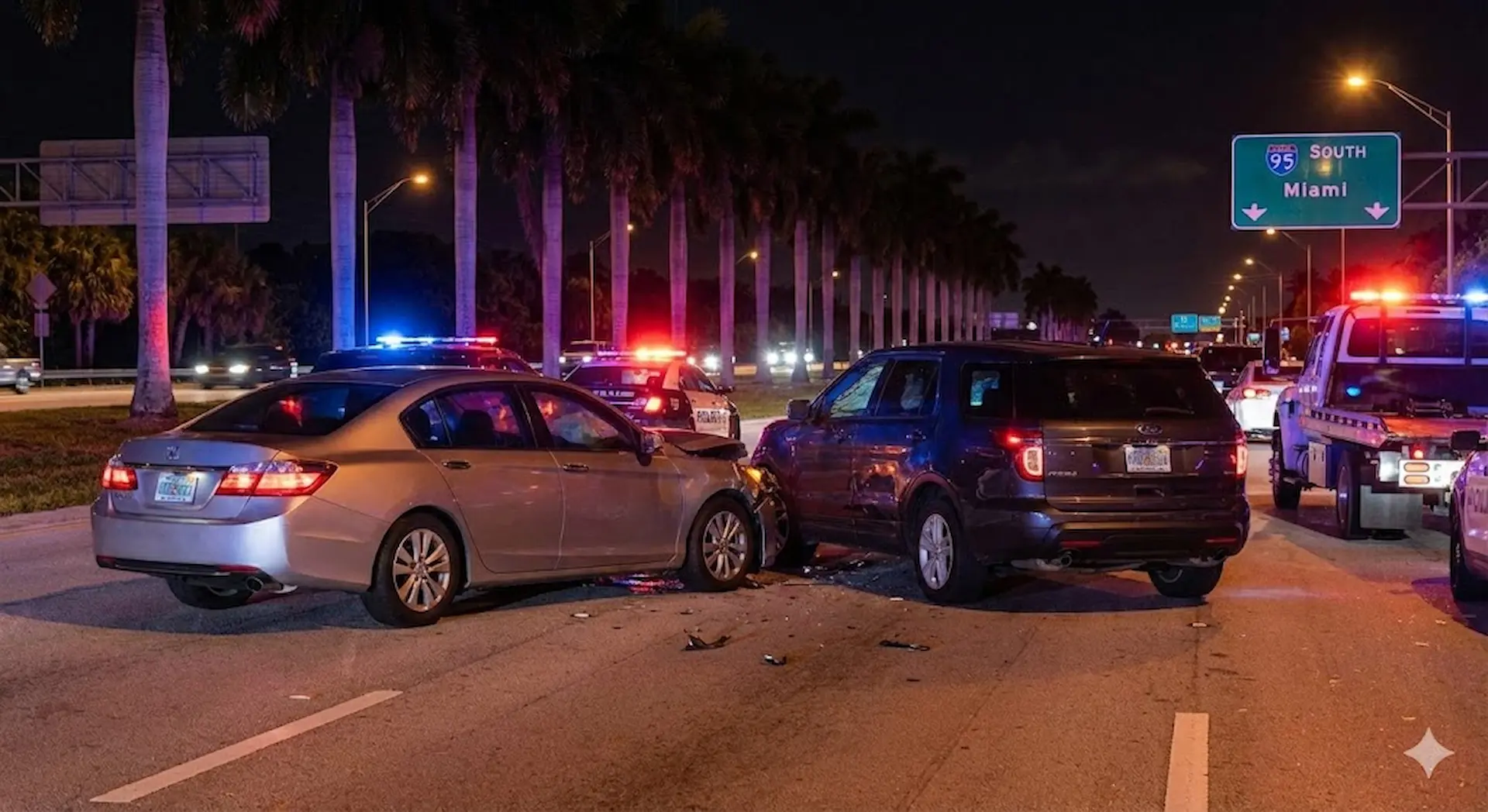 Car crash background representing diminished value claims